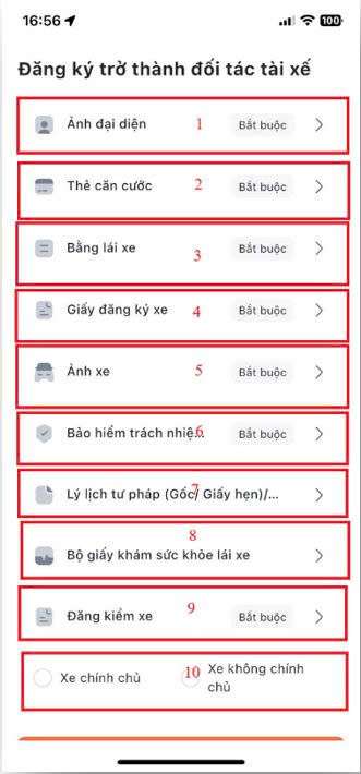 ĐĂNG KÝ TRỞ THÀNH TÀI XẾ GXE BIKE NGAY